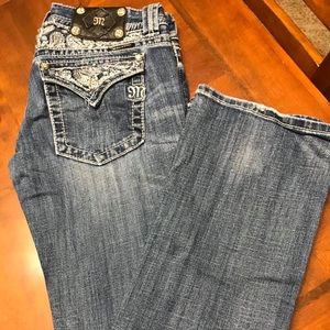 Ladies Miss Me Bootcut Jeans Size 29 Long